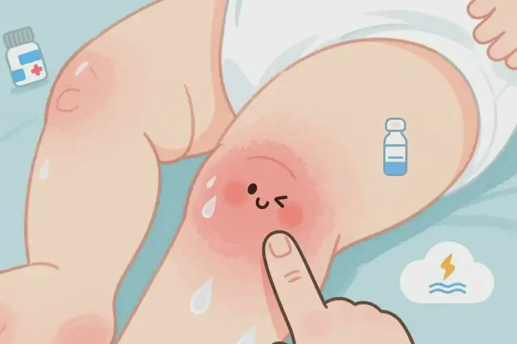 嬰兒大腿出濕疹可以治好嗎(圖2)