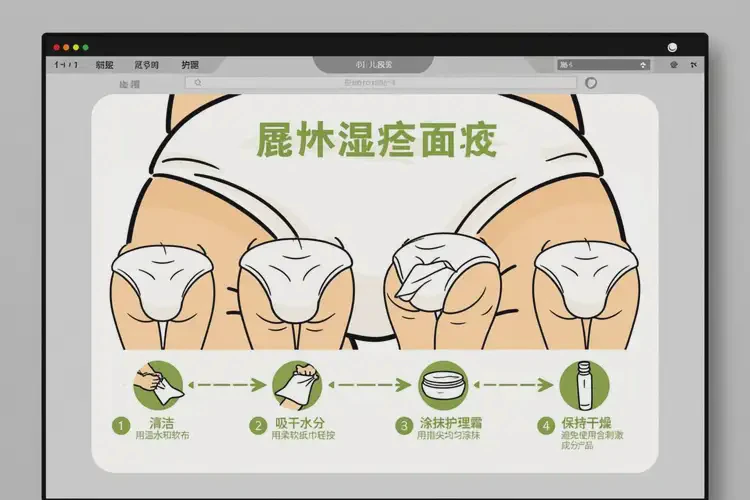 小兒屁股上經(jīng)常長(zhǎng)濕疹可不可以根治(圖1)