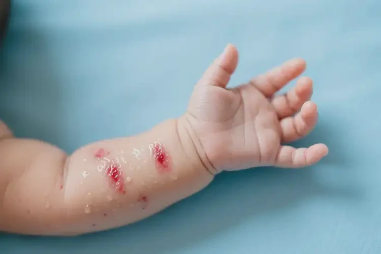 新生兒手臂上有濕疹可不可以根治(圖2)