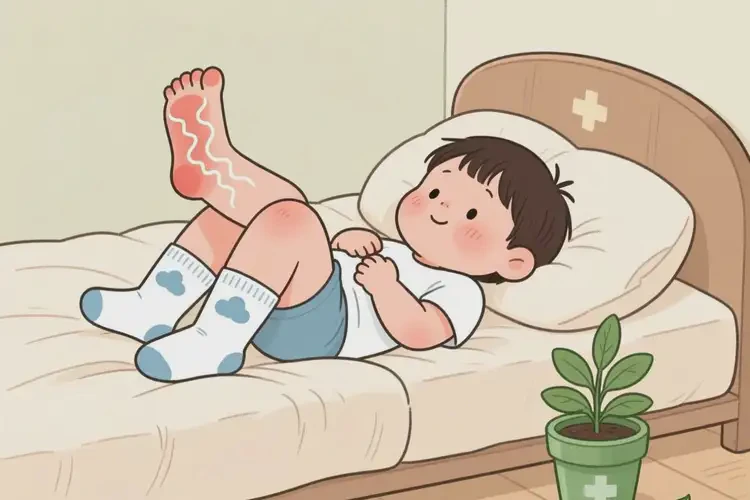 小孩脚上偶尔长湿疹可以治好吗(图3)