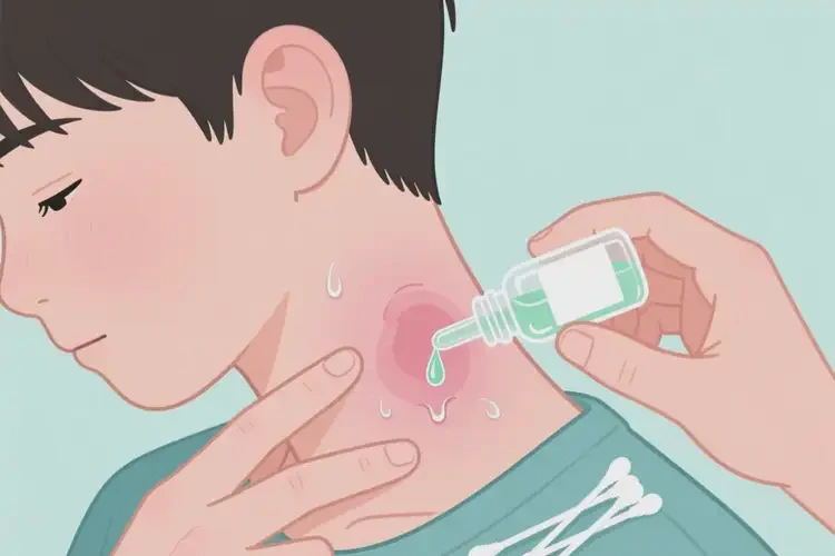 青少年脖子出濕疹可不可以根治(圖1)