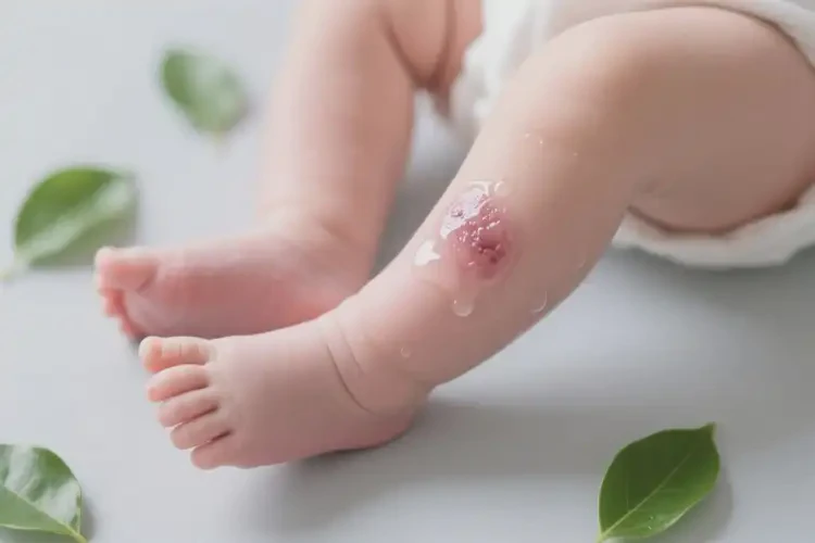 新生兒大腿上出現(xiàn)濕疹可不可以根治(圖1)