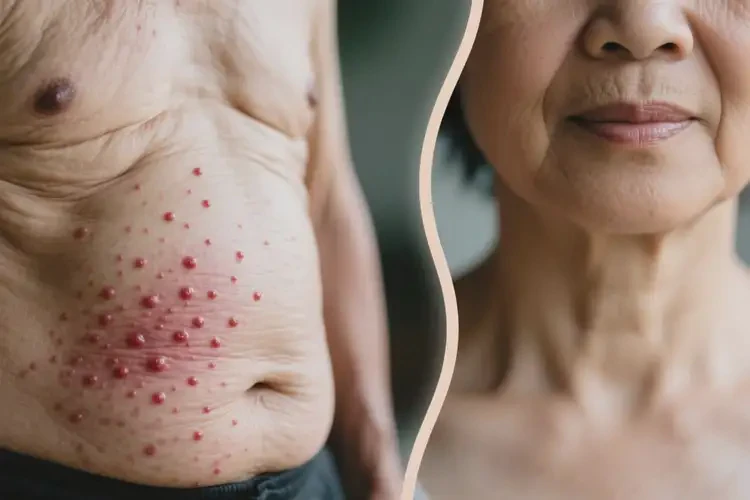 老人肚子出现湿疹可以治好吗(图1)