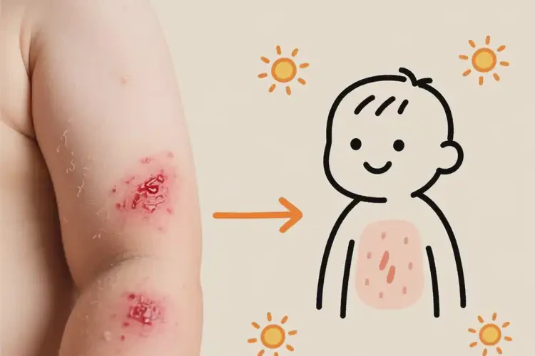 小兒手臂偶爾長濕疹可以治好嗎(圖3)