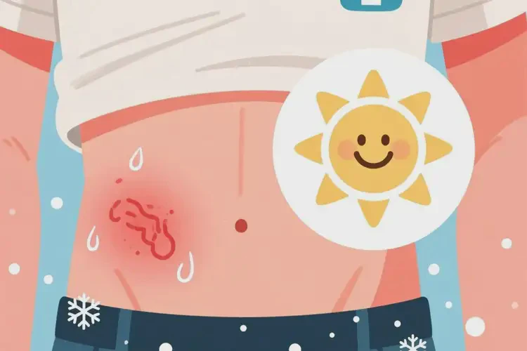 男生肚子上經(jīng)常長濕疹可不可以根治(圖1)