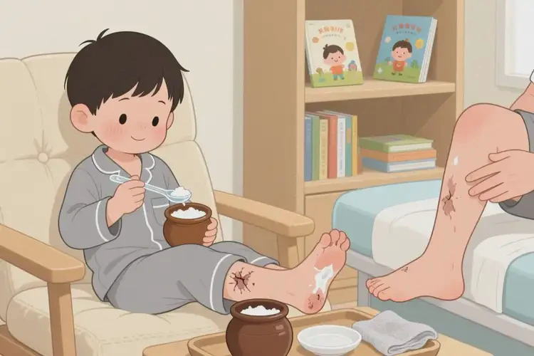 少兒腳上起濕疹可不可以根治(圖1)