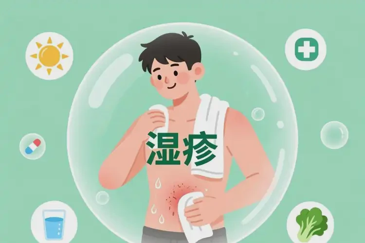 青年人肚子上經(jīng)常起濕疹可不可以根治(圖2)