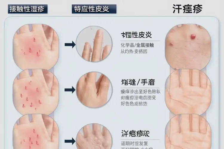 青年人手上容易長(zhǎng)濕疹可不可以根治(圖4)