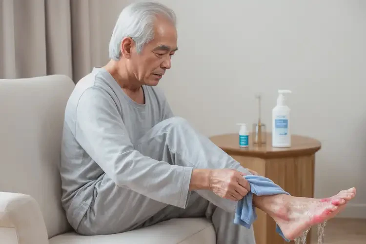 老人腳上有濕疹可不可以根治(圖2)