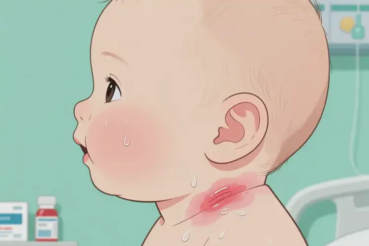 小兒脖子出現(xiàn)濕疹可不可以根治(圖2)