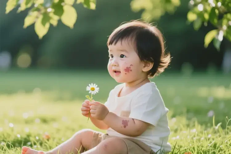 小孩臉上容易起濕疹可以治好嗎(圖3)