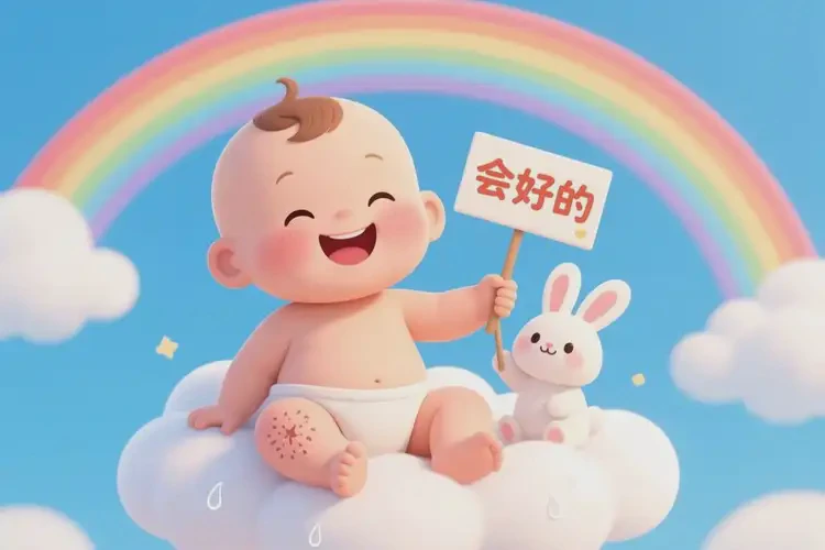 小兒肛周偶爾長濕疹可以治好嗎(圖1)