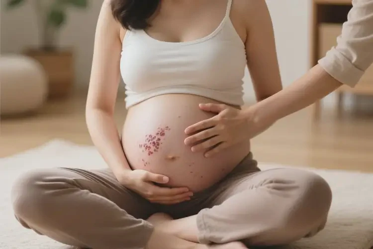 孕妇肚子有湿疹可不可以根治(图1)