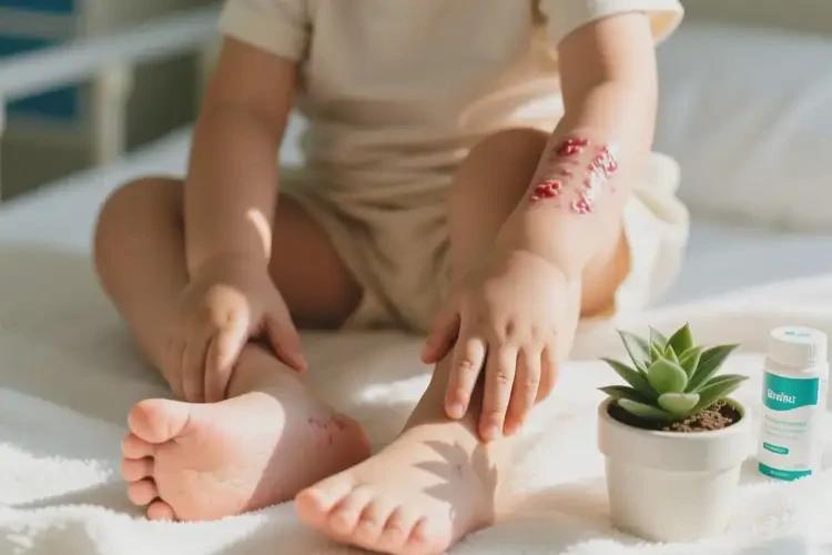 孩子四肢有濕疹可以治好嗎(圖4)