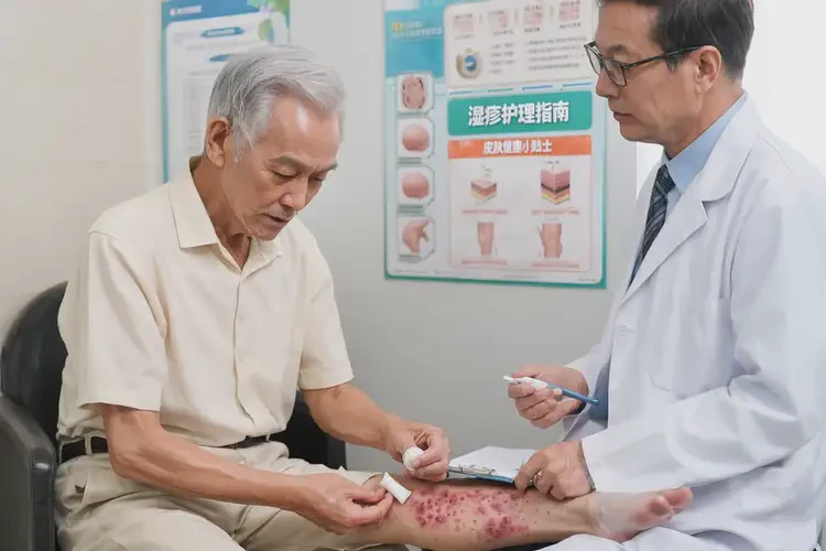 老年人小腿偶爾長濕疹可以徹底自愈嗎(圖3)