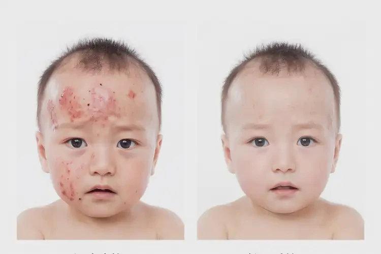 嬰幼兒面部經(jīng)常起濕疹可不可以根治(圖2)