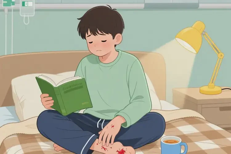 青少年小腿經(jīng)常長濕疹可不可以根治(圖1)