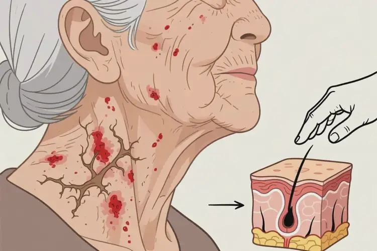 老年人脖子上起湿疹可不可以根治(图2)