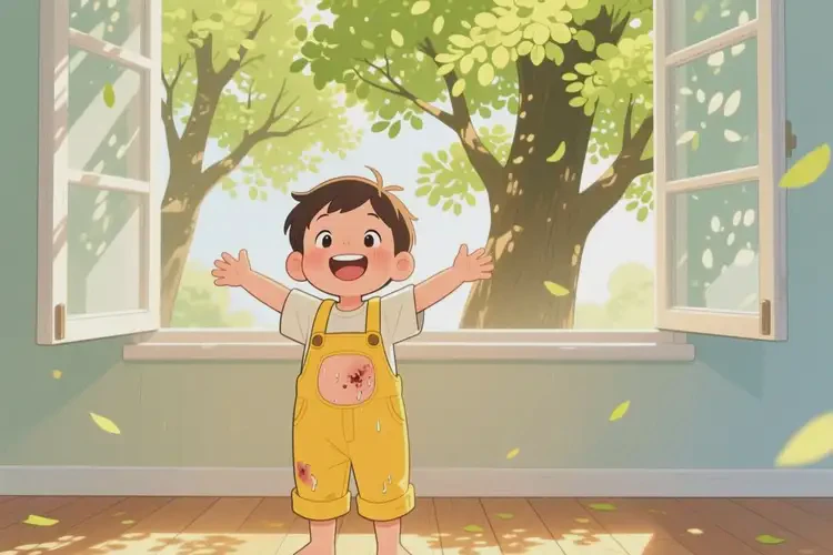 小孩肚子容易起湿疹可以治好吗(图2)