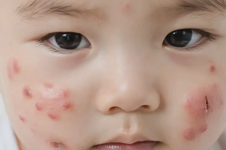 小兒臉上偶爾起濕疹可以治好嗎(圖4)