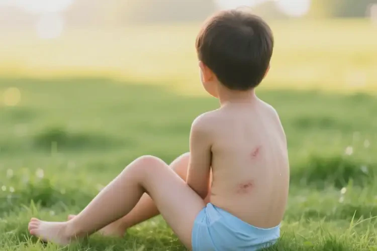 孩子大腿出濕疹可以治好嗎(圖1)