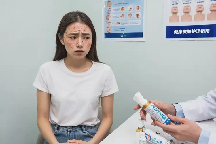 女性面部偶尔长湿疹可不可以根治(图2)