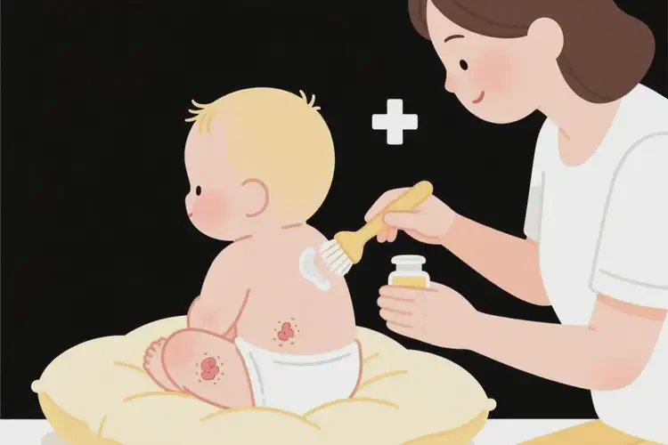 新生兒屁股經(jīng)常起濕疹可不可以根治(圖1)