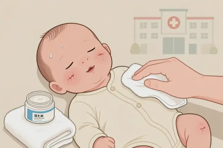 新生兒臉上有濕疹可不可以根治(圖3)