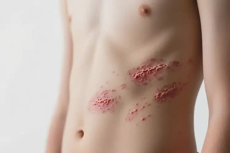 青少年肚子上出現(xiàn)濕疹可不可以根治(圖2)