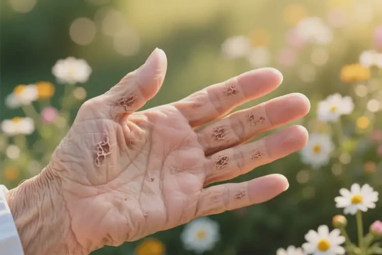 老年人手上偶爾起濕疹可不可以根治(圖1)