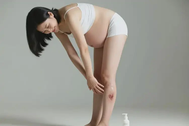 孕婦大腿上容易長濕疹可以治好嗎(圖1)