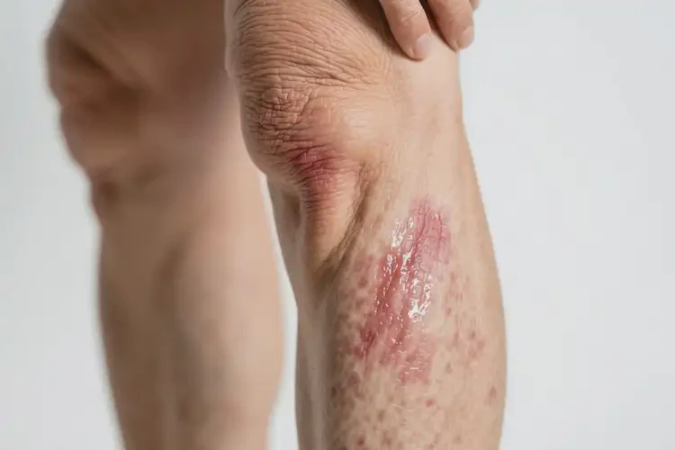 老年人大腿容易起濕疹可以治好嗎(圖4)