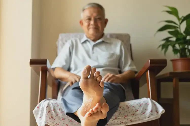 老人腳上容易起濕疹可以治好嗎(圖4)