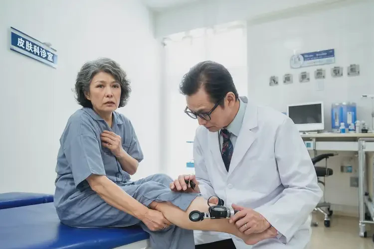 哺乳期妈妈大腿偶尔起湿疹不管它会自己痊愈吗(图1)