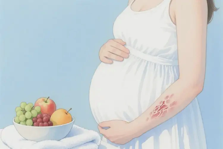 產(chǎn)婦身上容易長濕疹可不可以根治(圖1)