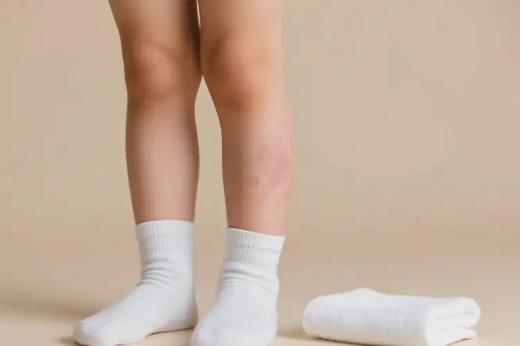 孩子小腿上容易起濕疹可以治好嗎(圖2)