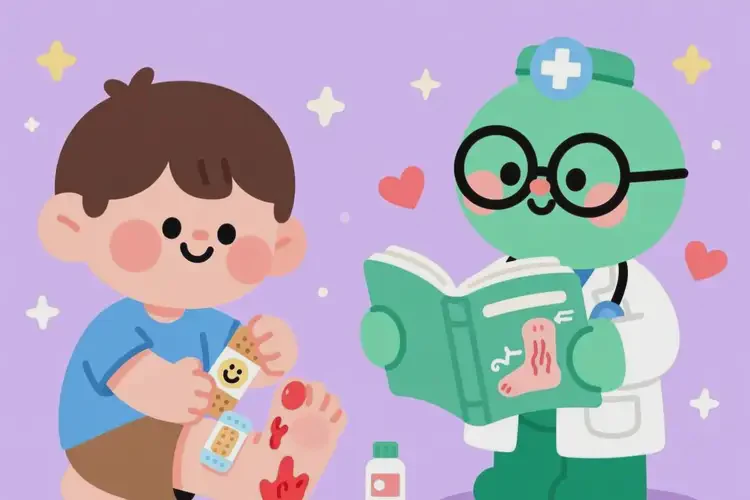 小孩脚上经常起湿疹可以治好吗(图1)