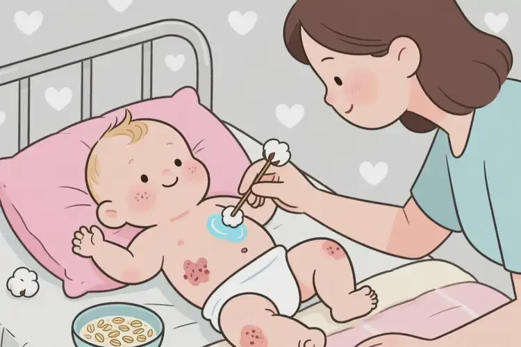 嬰幼兒肚子出濕疹可以治好嗎(圖2)