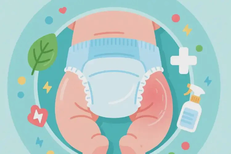 小孩屁股偶爾起濕疹可以治好嗎(圖1)