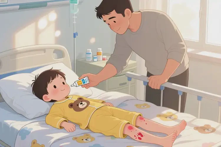 少兒小腿出現(xiàn)濕疹可不可以根治(圖3)