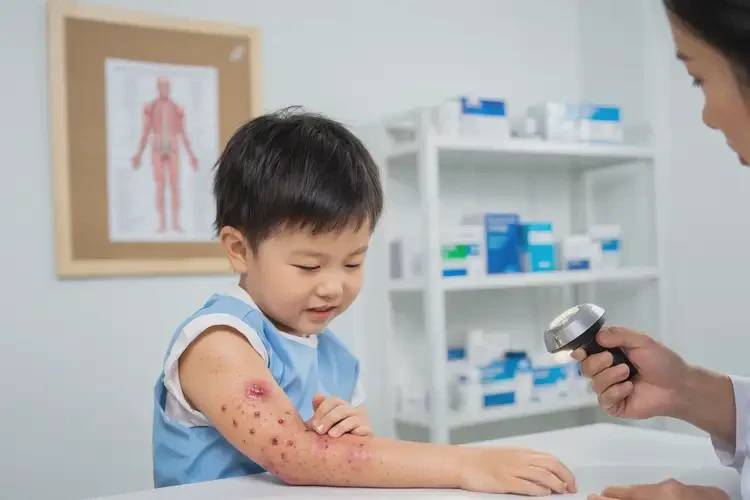 孩子手臂上出濕疹可不可以根治(圖4)