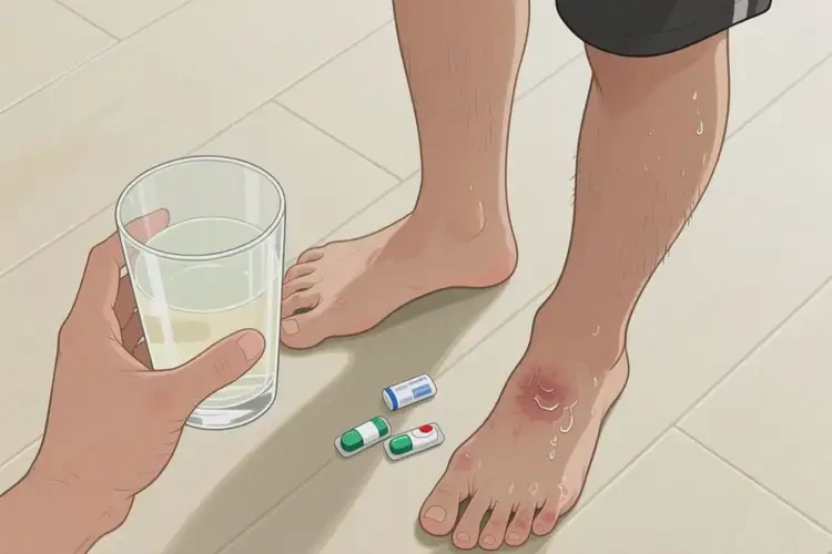 男生腳上偶爾起濕疹可不可以根治(圖2)