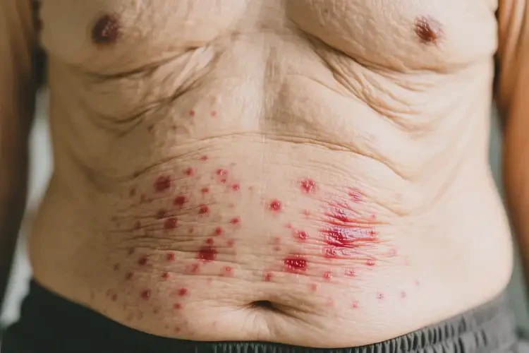 老年人肚子偶尔长湿疹可不可以根治(图2)