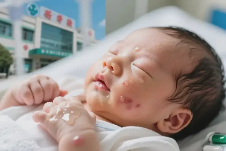 新生兒手上容易起濕疹可不可以根治(圖1)
