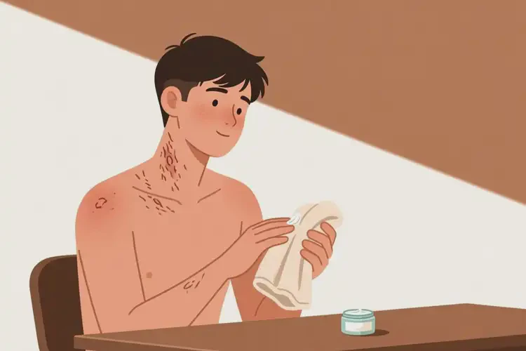 青年人脖子容易起濕疹可不可以根治(圖1)