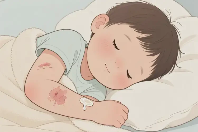 兒童手臂上容易長濕疹可不可以根治(圖1)