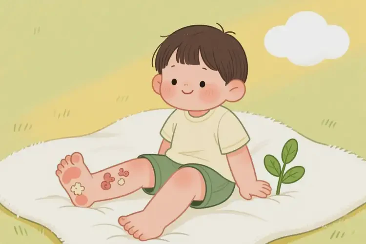 幼兒腳上出現(xiàn)濕疹可不可以根治(圖3)