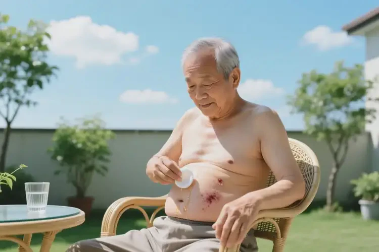 老年人肚子上容易长湿疹可不可以根治(图2)