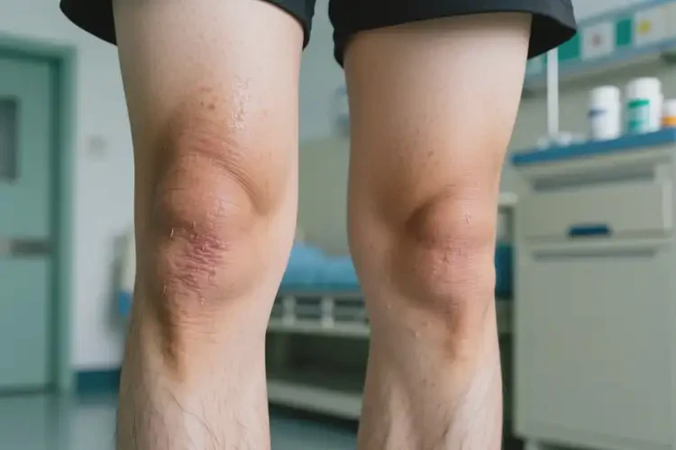 青年人小腿上起湿疹可不可以根治(图1)