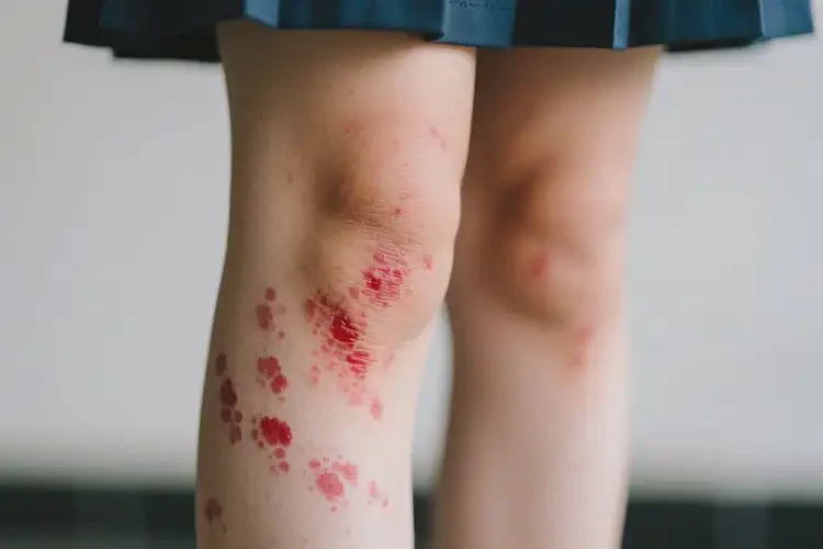 中學(xué)生大腿出濕疹可不可以根治(圖1)